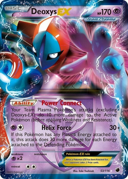 Deoxys EX Frente