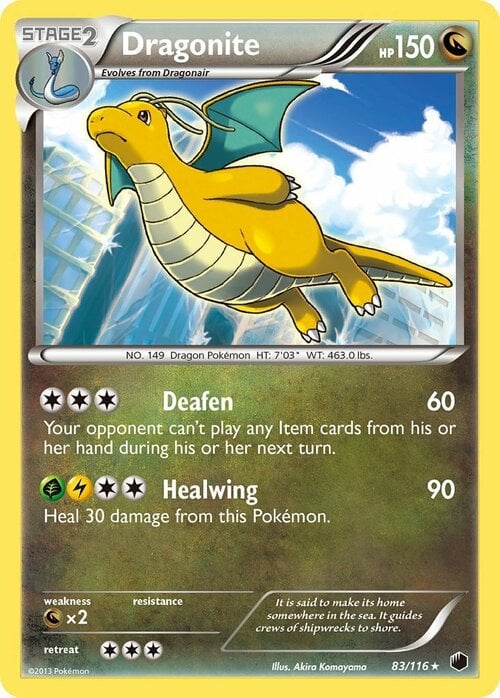 Dragonite Card Front