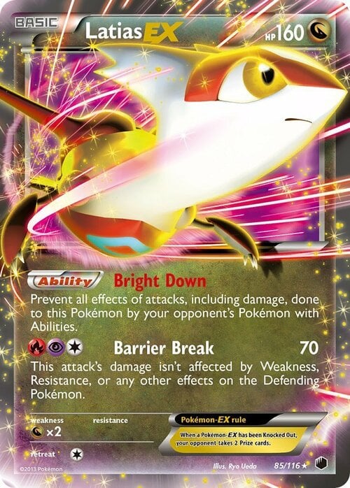 Latias EX [Bright Down | Barrier Break] Card Front