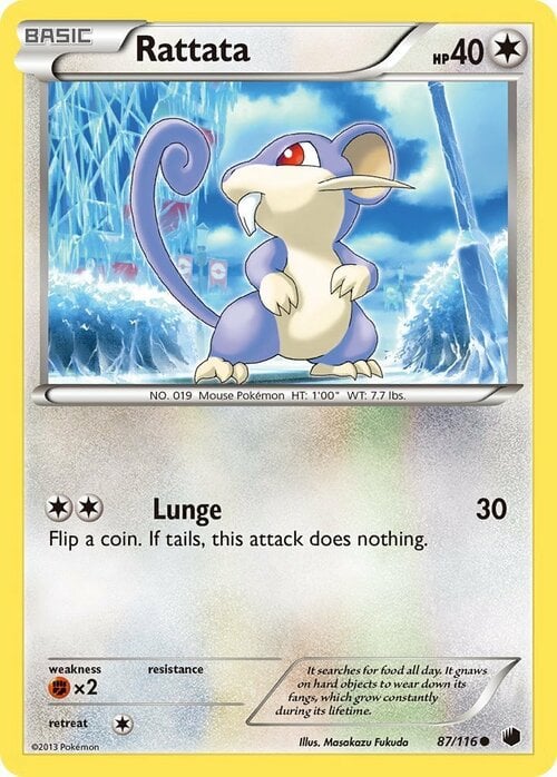 Rattata Card Front