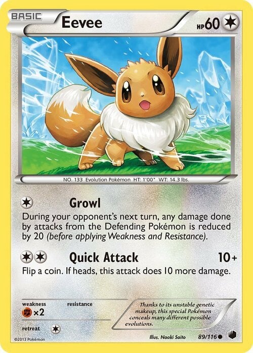 Eevee Card Front