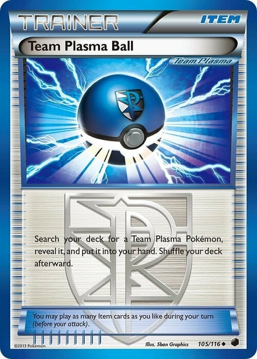 Team Plasma Ball Card Front