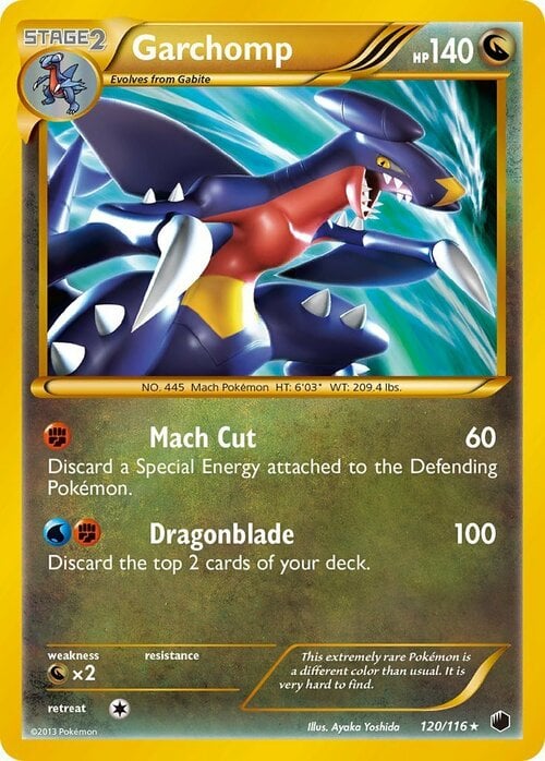 Garchomp Card Front