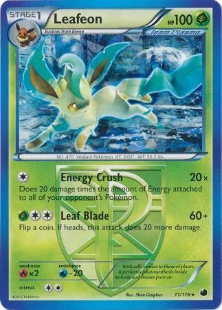 Leafeon Card Front