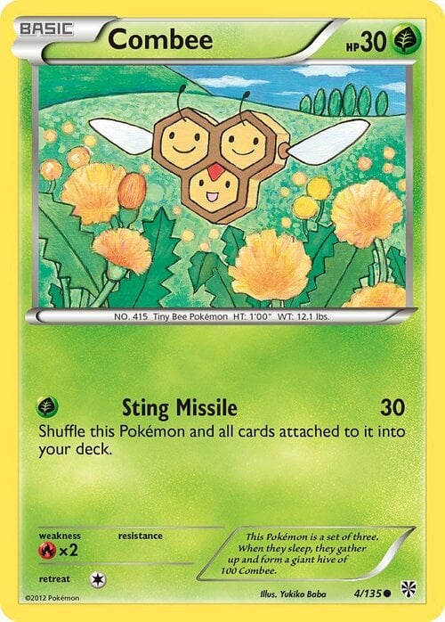 Combee Card Front