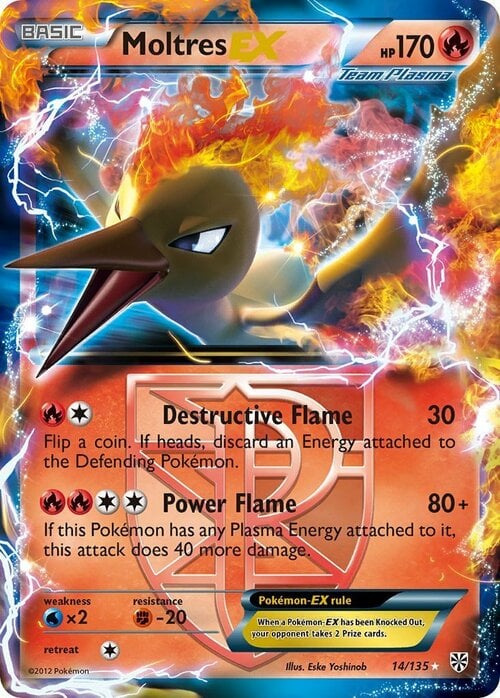 Moltres EX Plasma Storm, Pokémon