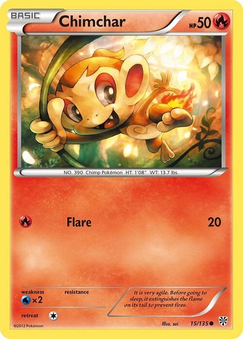 Chimchar Card Front