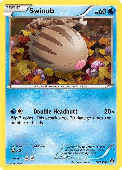 Swinub Card Front