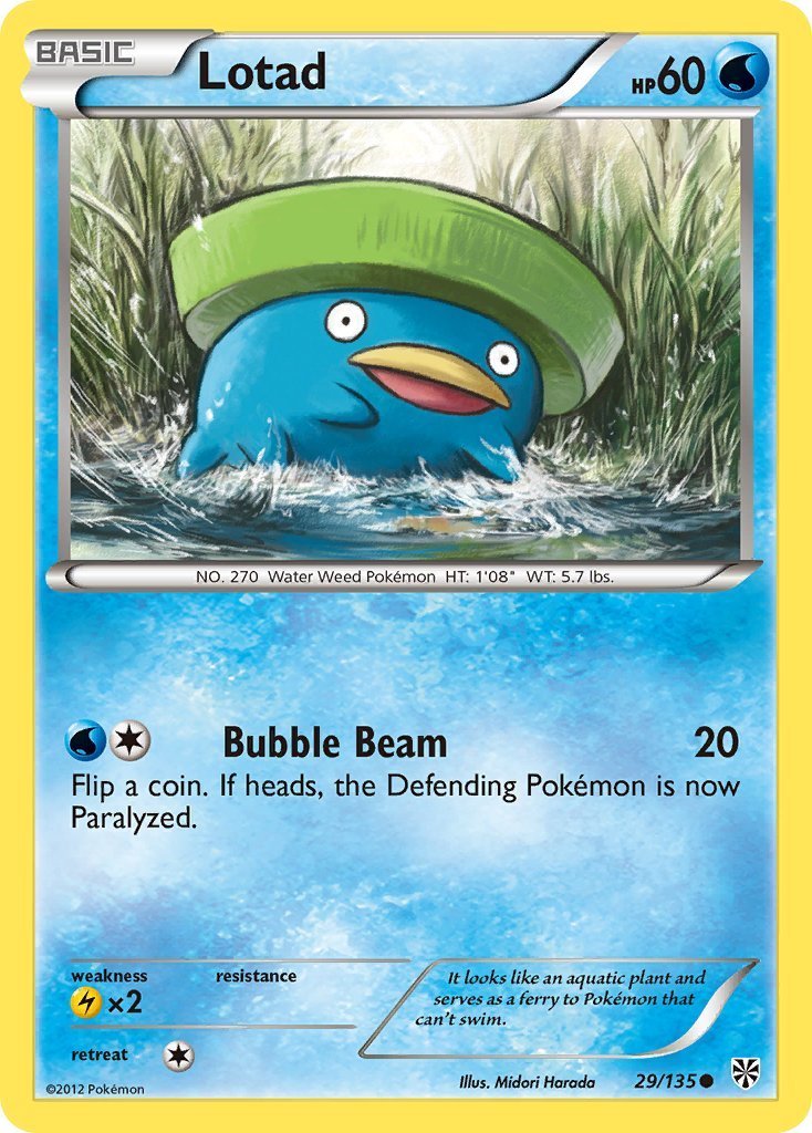pokemon lotad card (Mega Rising #53/331, 1-Diamond) [1] Call for Family Search your deck for up to 2 Basic Pokemon and put them onto your Bench 2021 Pokemon TCG Evolving Skies