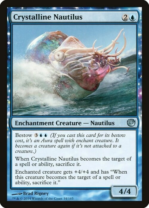 Crystalline Nautilus Card Front