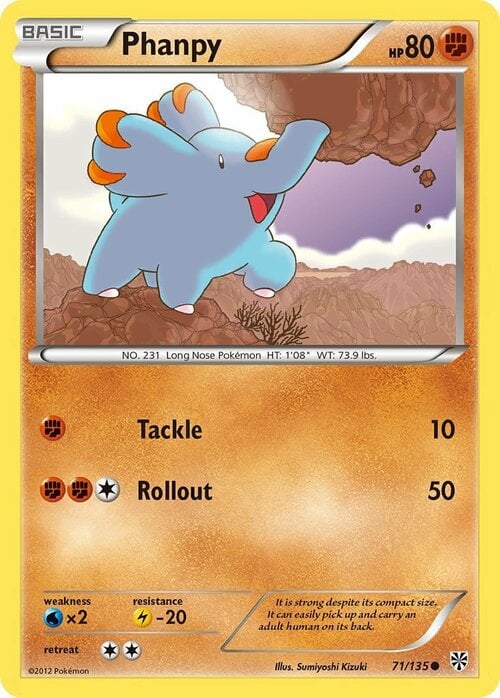 Phanpy Card Front