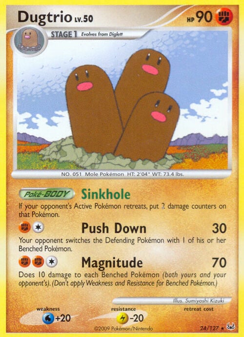 Dugtrio Lv.50 Card Front