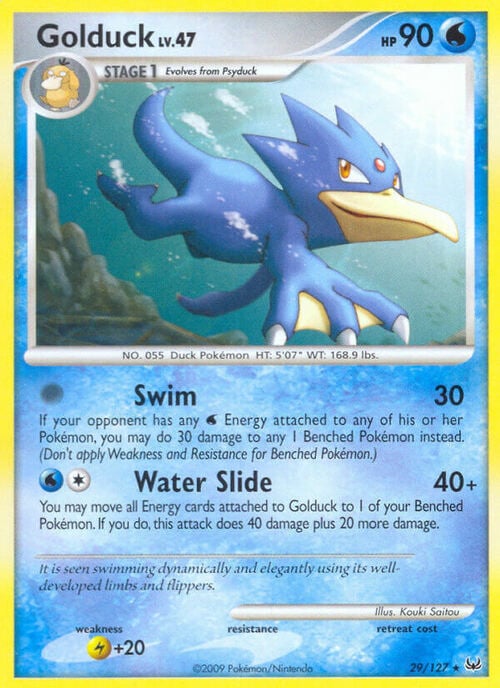Golduck Lv.47 Card Front