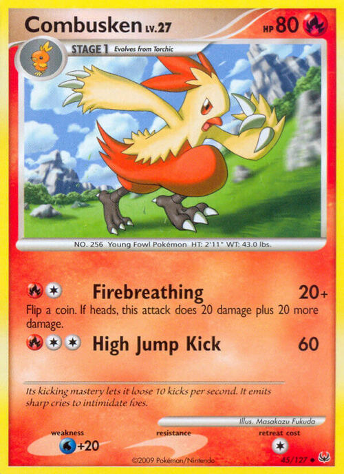 Combusken Lv.27 Card Front