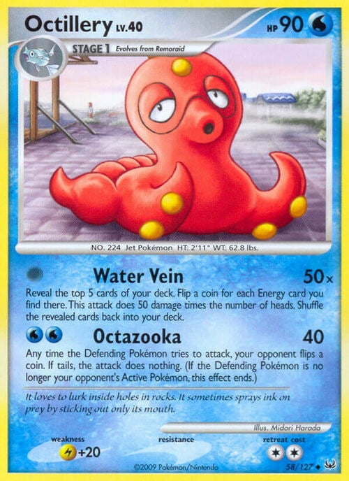 Octillery Lv.40 Card Front