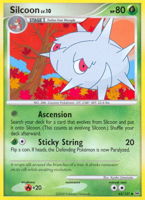 Silcoon Lv.10 Card Front