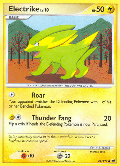 Electrike Lv.10 Card Front