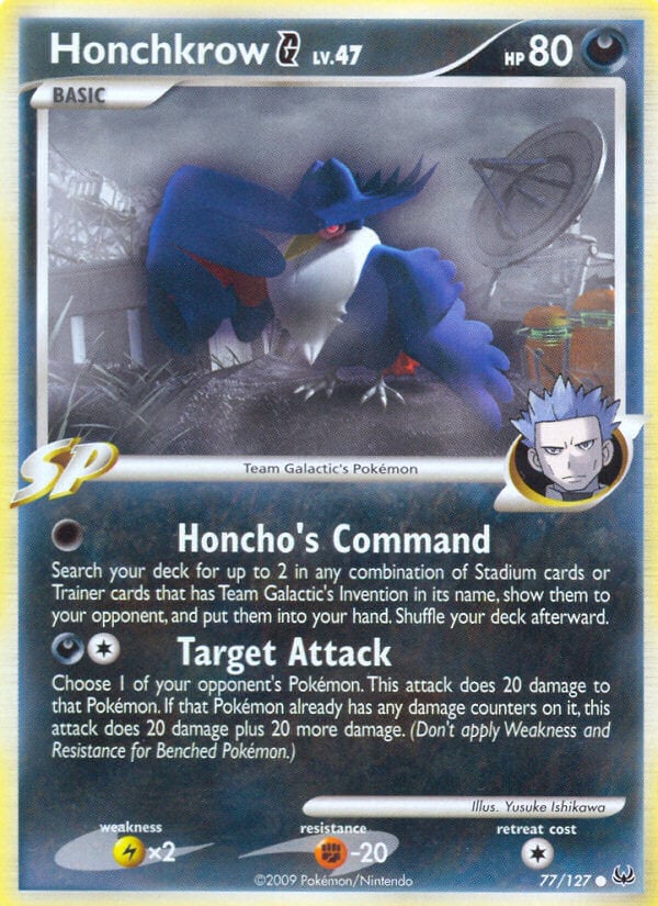 Honchkrow G Lv.47 Platinum | Pokmon | CardTrader