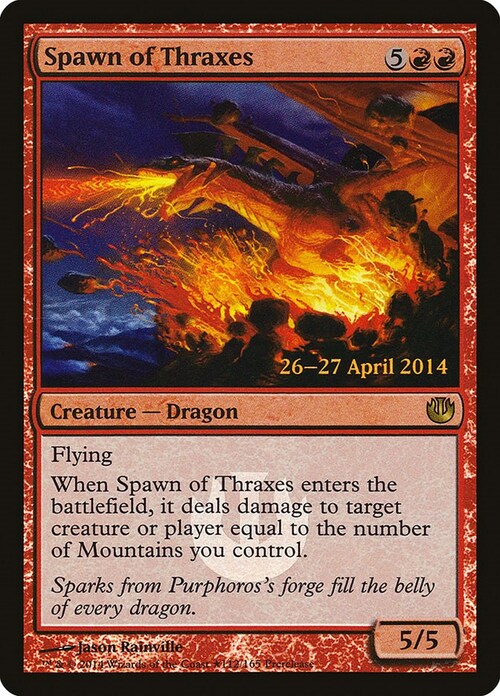 Spawn of Thraxes Card Front
