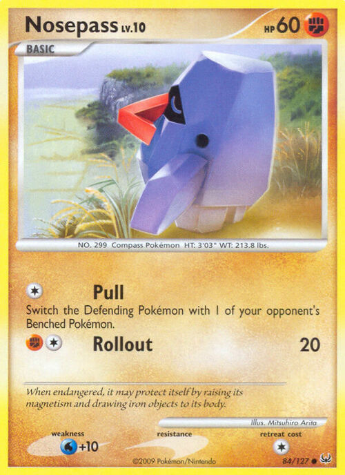 Nosepass Lv.10 Card Front