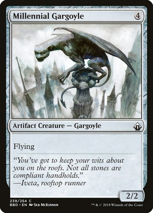 Millennial Gargoyle Card Front