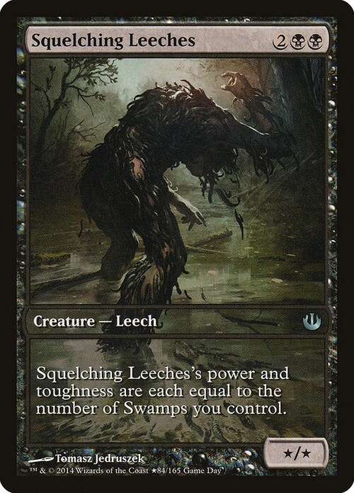 Squelching Leeches Card Front