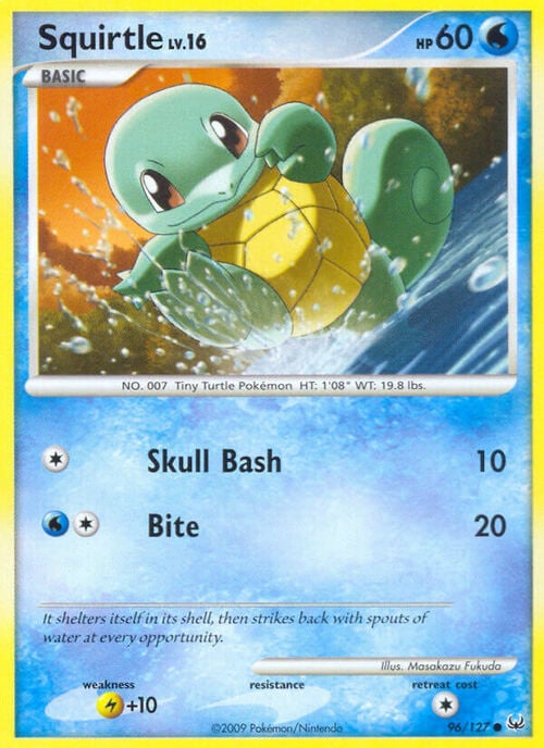 Squirtle Lv.16 Card Front
