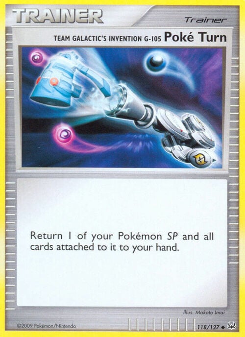 Invenzione Team Galassia G-105 Poké Rientro Card Front