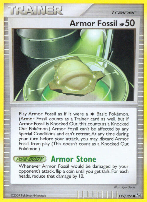 Armor Fossil Card Front