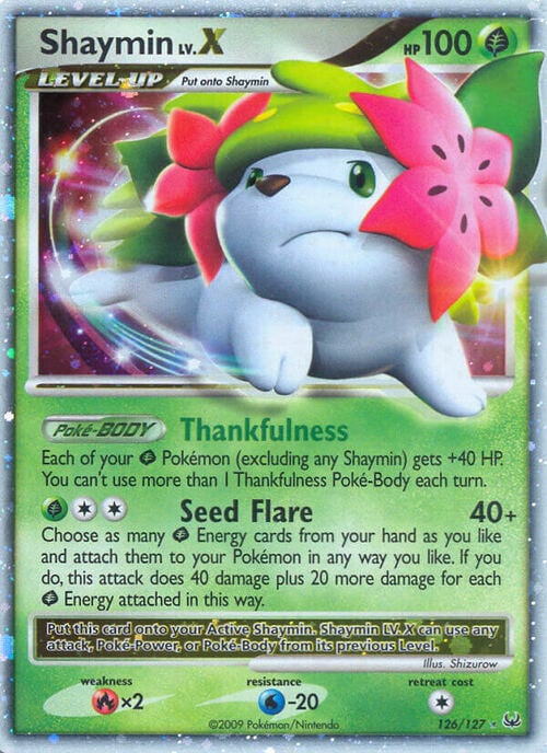Shaymin LIV.X Card Front
