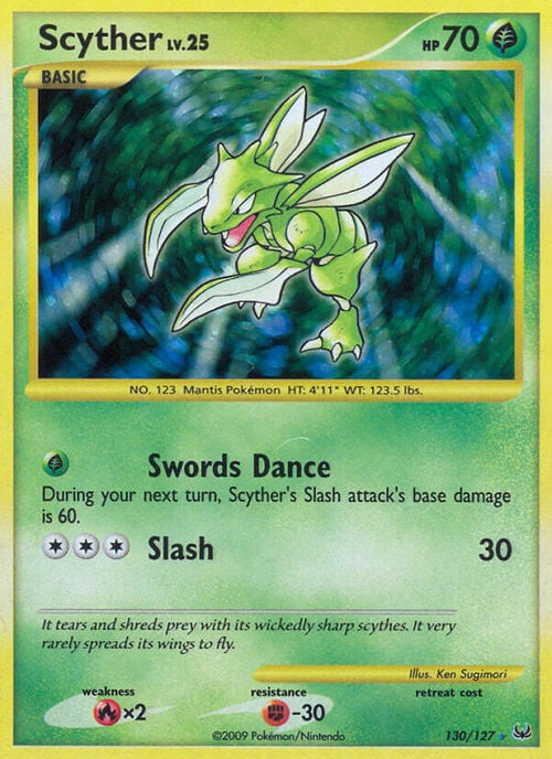 Scyther Lv.25 Card Front