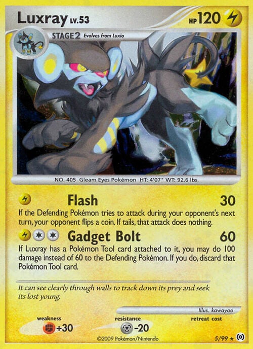 Luxray Lv.53 Card Front