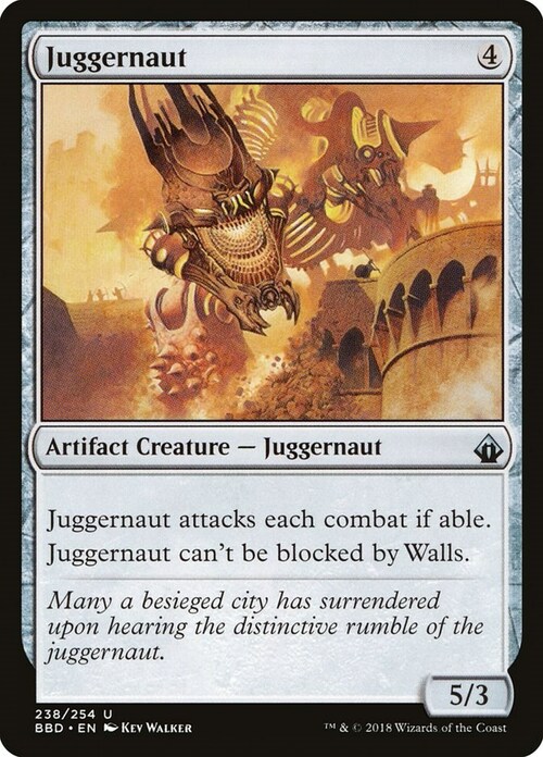 Juggernaut Card Front