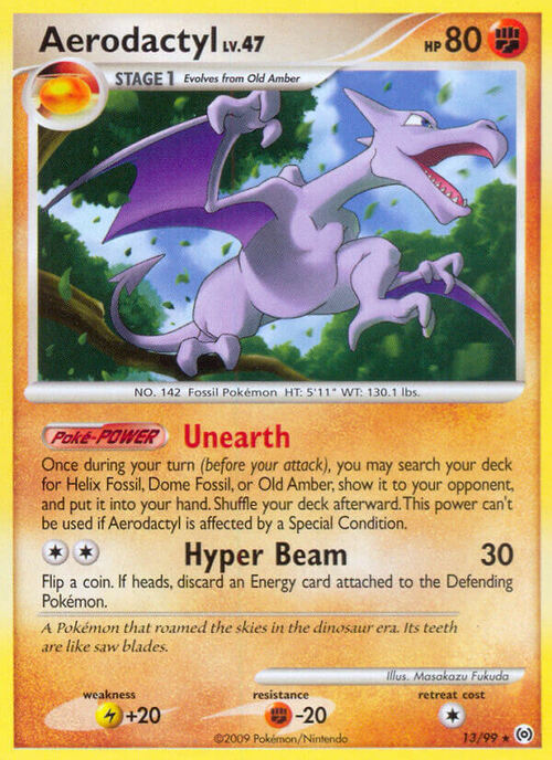 Aerodactyl Lv.47 Card Front