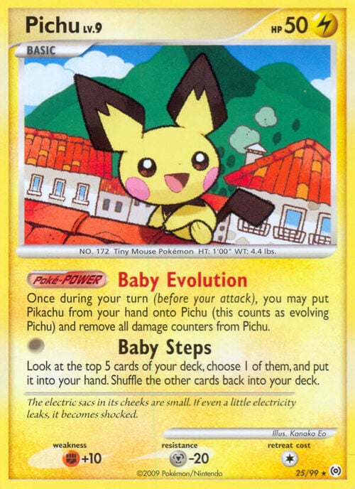 Pichu Lv.9 Card Front