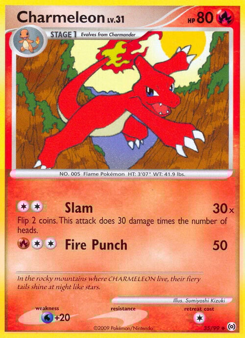 Charmeleon Lv.31 Card Front