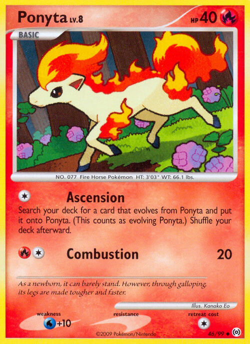 Ponyta Card Front