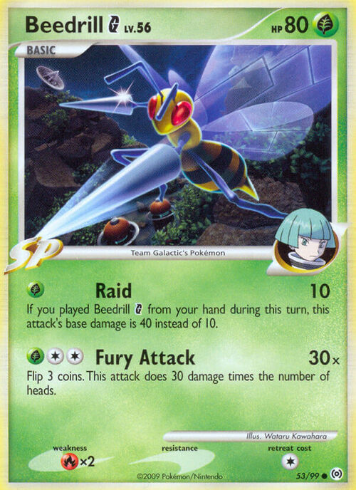 Beedrill G Card Front