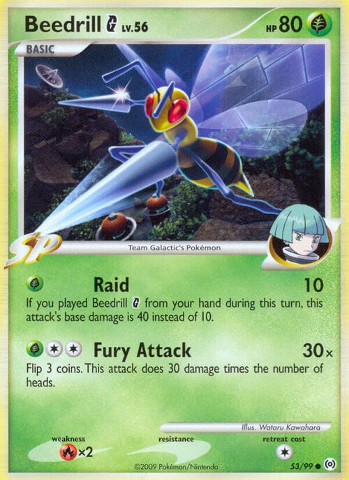 Beedrill G Lv.56 Card Front