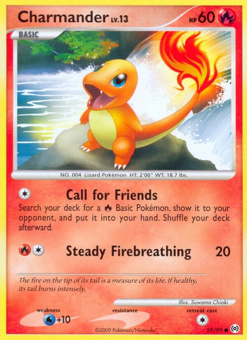 Charmander Lv.13 Card Front