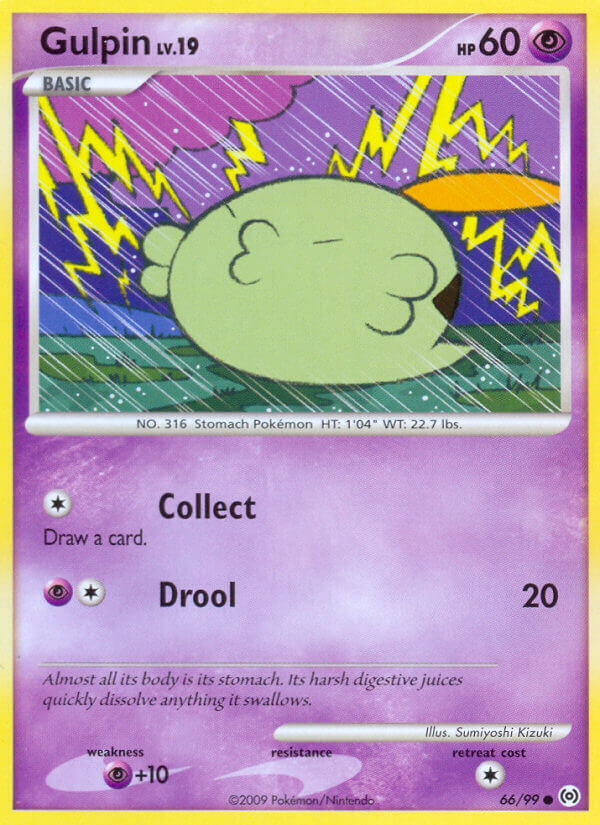 gulpin pokemon card full art AR 112/102 Stellar Miracle Colorless Super Poison Breath (30) Your opponents Active Pokmon is now Poisoned. Gulpin Platinum Arceus | Pokmon