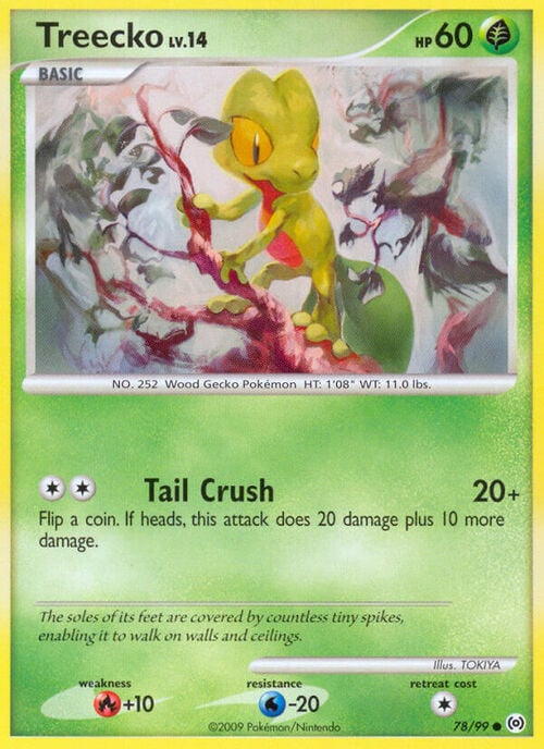 Treecko Lv.14 Card Front
