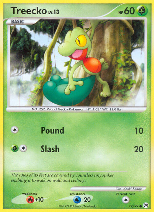 Treecko Lv.13 Card Front