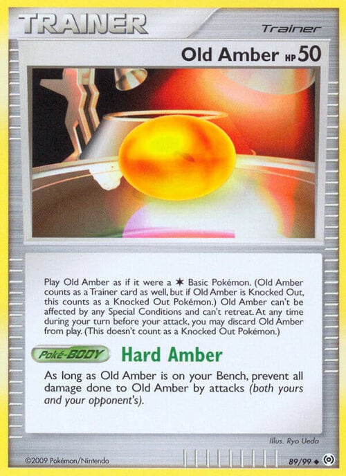 Old Amber Card Front
