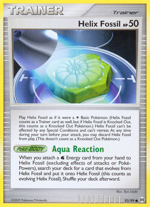 Helix Fossil Card Front