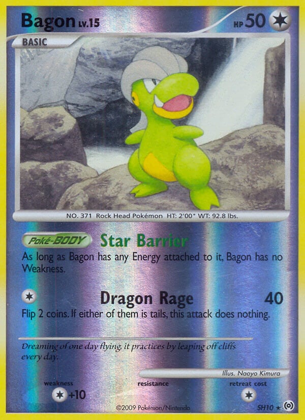 pokemon bagon card Reverse Holo  Secret Wonders 76/132 Cards  CollexyLux  Colorless Colorless Risky Kick (10) Flip a coin Bagon (103)/168 SM Celestial Storm