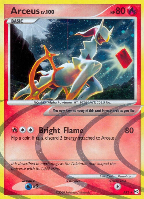 Arceus Lv.100 [Fire | Bright Flame] Card Front