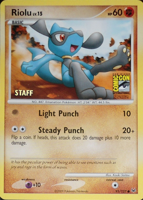 Riolu Lv.15 Card Front