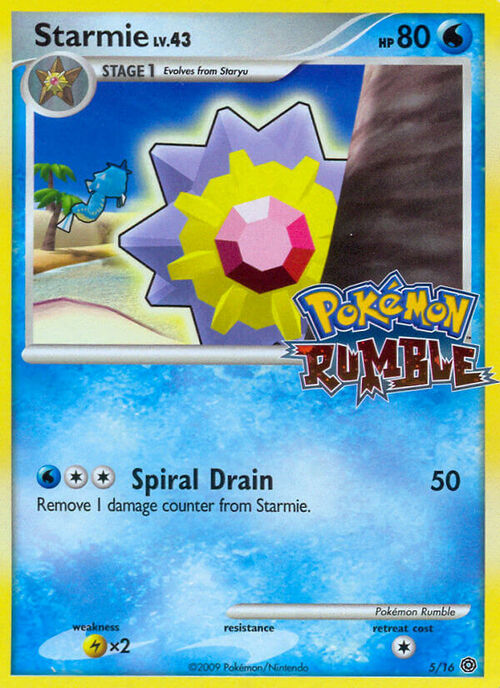 Starmie Card Front