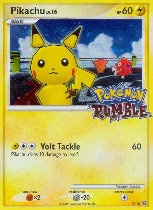 Pikachu Card Front